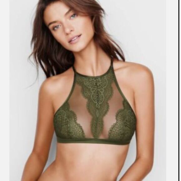 Victoria's Secret Body by Victoria Olive Lace Bralette - Picture 1 of 7